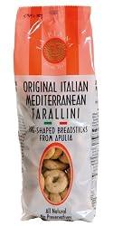 La Piana  Original Italian Mediterranean Tarallini, 8.8-Ounce Bags (Pack of 4)