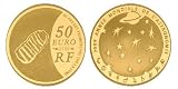 France 2009 50 Euro Year of Astronomy 1/4 oz Gold Proof Coin