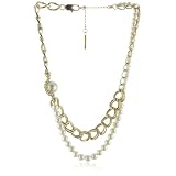 Kenneth Cole New York Glass Pearl & Gold L