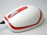 Donyaダイレクト オプティカルマウス （赤/白） DN-MSN677RWT
