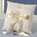 Kitchen & Housewares : Tiedwith a Bow Ring Bearer Pillow- Ivory