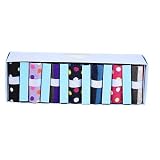 Fly Flot Ladies Spot & Stripe Print Socks 7 Pack