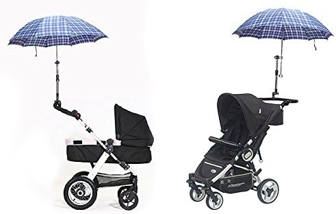 Stroller umbrella stand shade umbrella holder ultraviolet sunlight sunlight rain bicycle silver car ž ISM-KASA-STAND