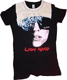 Lady Gaga - "The Fame" Crop Sleeve Fitted Juniors T-Shirt