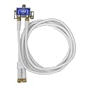 HORIC アンテナ2分配器4C-FBケーブル2本(100cm)付属金メッキ端子高級メタルケース採用 HAT-2SP875