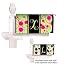 Monogram Peppy Pink & Green Polka Dot Glow in the Dark Magnetic Mailbox Cover - X