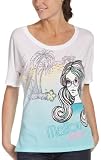Mighty Fine Juniors' Malibu Chic Tee,Linen,Medium