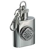 Review Sterling & Classic SC602 / Celtic Squares in a Circle 1oz Keyring Stainless Steel Hip Flask