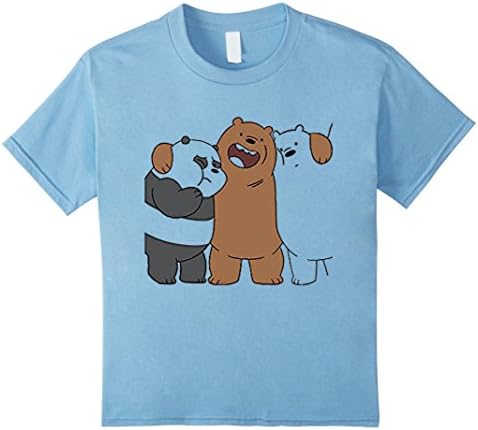 Kids We Bare Bears Tshirt 12 Baby Blue