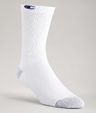 Champion Men's Performance Sports Crew Socks Extended Sizes 6-Pack Hosiery