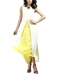 Sexy Round Neck Sleeveless Colorblocking Gathered Chiffon Party Dress/Wedding Dress 
