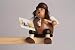 Christmas Smoker - Artist, sitting (6.5 Inch)
