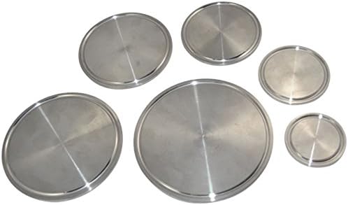 GDZJ 2" SS 316 Sanitary End Cap fits 2" Tri Clamp Ferrule Flange OD 64MM Hi-Q(US Stock)