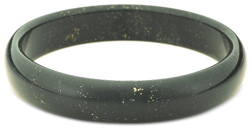Green Canadian Jade Cuff Bangle Bracelet