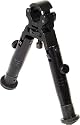 UTG Extra Low-Profile Fixed Height and Foldable Universal Clamp-on Shooter's Bipod