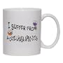 I SUFFER FROM A-CUTE LHASA APSO- ITIS Mug for Coffee / Hot Beverage (choice of sizes and colors)
