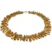 Clearance Sale: HinsonGayle Limited Edition Chocolate Brown Biwa Pearl Necklace with Chocolate Pearl Earrings, 18 inches