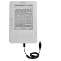 Coiled Power Hot Sync and Charge USB Data Cable w/ Tip Exchange for the Amazon Kindle 2 / DX - Gomadic Brand