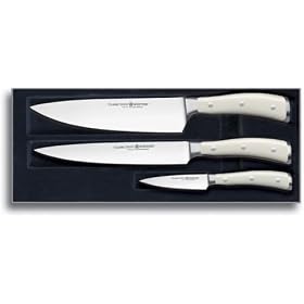 W�sthof Dreizack - Ikon white - 3 PC. KNIFE SET - 9601/0