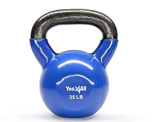 35 Lbs Vinyl Kettlebell - ²Kvwkz