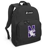 Northwestern Backpack Black Northwestern Wildcats for Travel or School Bags - BEST QUALITY Unique Gifts For Boys, Girls, Adults, College Students, Men or Ladies