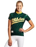 MLB Oakland Athletics Women's Cycling Jersey, Green, X-Small