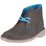 Clarks Desert Boot 20340971 Herren Stiefel,  EU 39.5 grau (Charcoal Leather)  (UK 060)