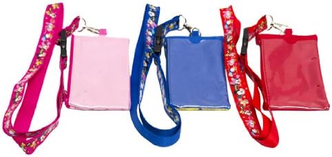 Disney Set of 2 Mickey Mouse and Friends Lanyards with Detachable Coin Purse