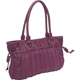 Latico Nappa Candy Stripe Drawstring Shoulder Bag