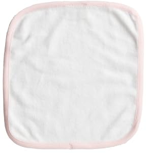 Funkoos White Organic Wash Cloth (Girl)