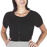 Mossimo Black: Cropped Cardigan - Ebony