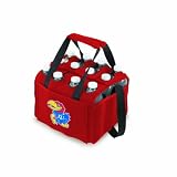 NCAA Kansas Jayhawks Beverage Buddy Insulated 12-Pack Drink Tote, Red
