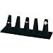 Black Velvet 5 Ring Finger Jewelry Holder Showcase Display