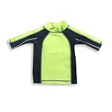 Max Out - Toddler Boys 3/4 Sleeve Sunguard Top, Navy, Lime