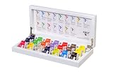 Original First Tea Teebox Weiss mit 21 Fächern, 1er Pack (1 x 39 g Box) - Bio