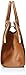 Anne Klein A Stitch In Time Dome Satchel LG Bag, Midnight/Cognac, One Size