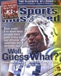Dwight Freeney Autographed/Hand Signed Sports Illustrated Magazine (Indianapolis Colts)