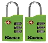 Master Lock 4684T TSA-Accepted Lock Assorted Colors, 2-Pack [並行輸入品]
