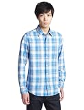 (ジョルダーノ)GIORDANO リネンコットンチェックシャツ91042001 91042...