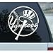 NEW YORK YANKEES LOGO MLB WHITE DECAL VINYL STICKER