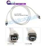 IMAGE OF Cables4PC 4 Pin To 4 Pin i-LINK 1394 FIREWIRE CABLE FOR SONY CANON JVC