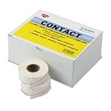 Pricemarker Labels, 2-Line, 5/8x13/16, White, 16 Rolls of 1000/Box COS090954