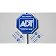 1 Authentic ADT Home Security Alarm System Yard Sign & 4 Double Sided Window Stickers Decals