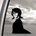 Bleach Black Decal Kuchiki Rukia Car Truck Window Sticker