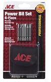 Ace 6 Piece Power Bit Set (102347)