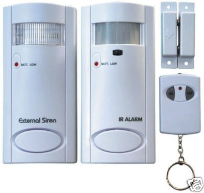 L6E-TWIN MINI PIR MOTION & ENTRY BURGLAR ALARM SYSTEM L6E-TWIN MINI PIR MOTION & ENTRY BURGLAR ALARM SYSTEM