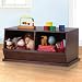 Stackable Bin Storage Collection (Chocolate)