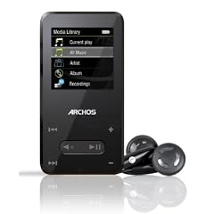 Archos 1 Vision  MP3-/Video-Player 4 GB (3,8 cm (1,5 Zoll) TFT LC-Display, USB 2.0) schwarz