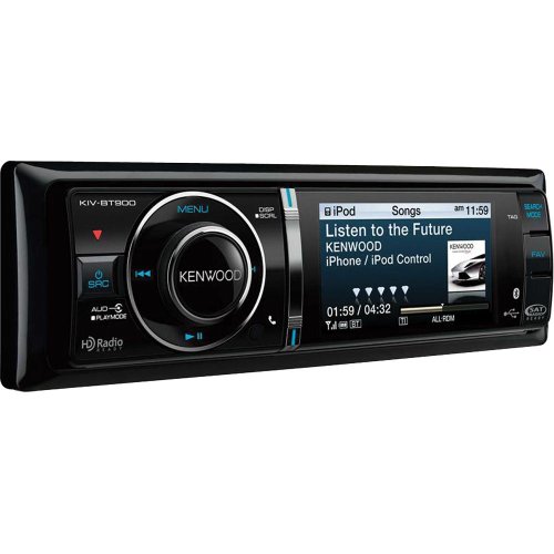 Kenwood KIVBT900 / KIV-BT900 / KIV-BT900 In-Dash Digital Media Receiver with Built-in Bluetooth