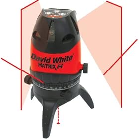 Click here to buy DavidWhite 48-MATRIX Matrix54-Self-Leveling Multi-Laser Cross Level, plumb trivet, laser... by David White.